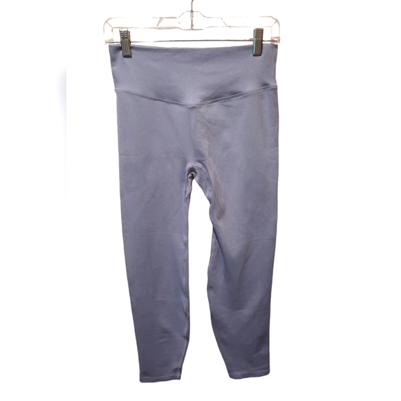 NWT! PINK Active Seamless High Waist Blue/Gray Leggings size 7/8 - Picture 1 of 12